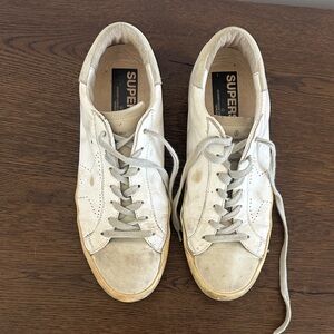 Golden Goose women’s Size 41 White with Grey Sneakera